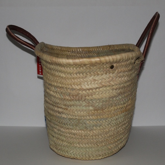 POOLSIDE ALWAY VACCAY SHORT HANDLE STRAW BEACH BAG - Picture 4 of 8